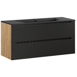 Zestaw Meblowy SKY 120cm Czarny Mat/Dąb Olejowany