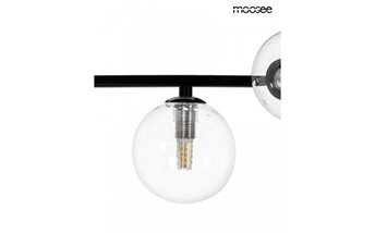 Lampa Wisząca ALURE LINE TWIN 90 Czarny/Transparentny