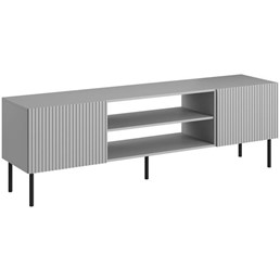 Szafka RTV ASENSIO RTV1 Czarny/Jasny Popiel