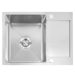 Zlewozmywak Stalowy PAUL Nikiel Szczotkowany