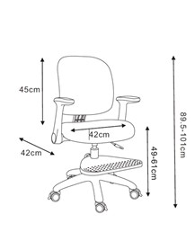 Fotel Obrotowy FB33-FX Różowy