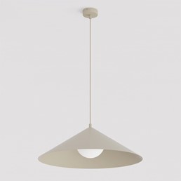 Lampa Wisząca MONO 1L Beżowy/Opal