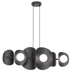 Lampa Wisząca ELEMENTI 6 Czarny