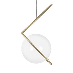 Lampa Wisząca ECHO Złoty/Transparentny