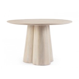 Stół Jadalniany NASSOR fi120 Beżowy