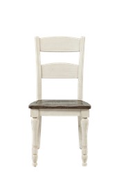 Krzesło AVOLA Biały/Szary