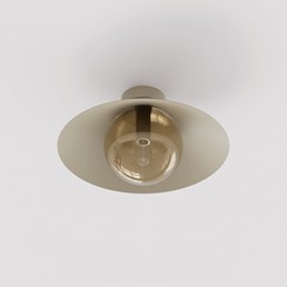 Lampa Sufitowa MONO 1S Beżowy/Miodowy