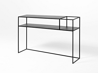 Konsola SENSO FLOWER METAL P 120x25 Czarny