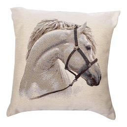 Poduszka Biały Koń 45x45