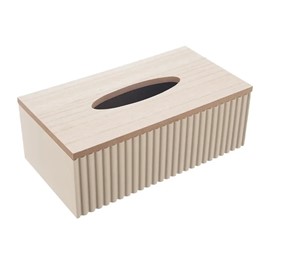 Pudełko na Chusteczki BORJAN Beżowy