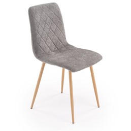 Krzesło K525 WDF Popielaty/Naturalny