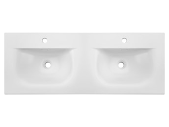 Umywalka Meblowa Dwukomorowa SKY Biały Mat