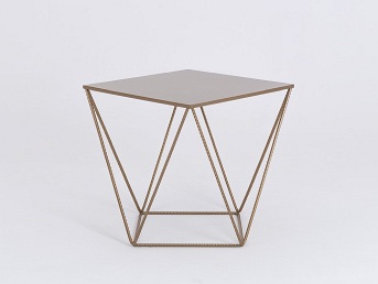 Stolik Daryl Metal  55x55x55 Złoty