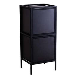 Regał SKAP BLACK 1R2 DOOR x2 Czarny