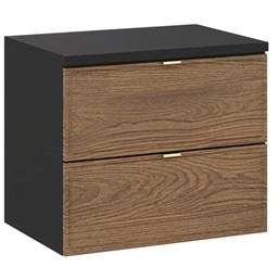 Zestaw Meblowy TALIA 60cm Czarny Mat/Dąb Casella