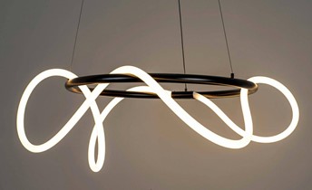 Lampa Wisząca SERPIENTE 60 Czarny