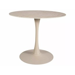 Stół AMADEO Fi90cm Beż Mat/Kaszmir