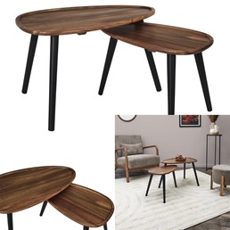 Zestaw 2 Stolików NOBY Akacja