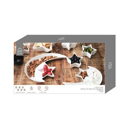 Zestaw 6 Naczyń do Serwowania STARRY NIGHT Biały