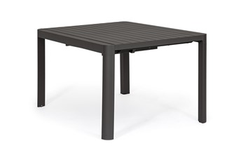 Stół Rozkładany Ogrodowy KIPLIN 149-97cm Czarny