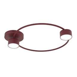Lampa Sufitowa LUCIO 2 Burgundowy