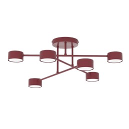 Lampa Sufitowa HALO 6 Burgundowy