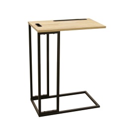 Stolik Boczny Stand 28x48x62 Czarny/Dąb