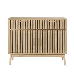 Komoda KLAUS 2 Szuflady, 2 Szafki Naturalny