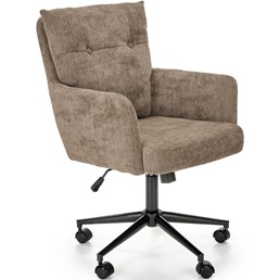 Fotel Obrotowy FLORES Jasny Brąz