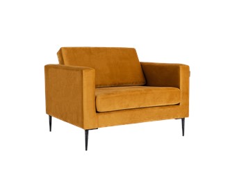 Fotel Vergan 100x88x82 Marakuja/Czarny