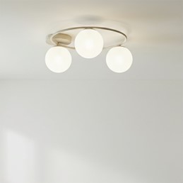 Lampa Sufitowa SOPRA 3 Beżowy/Biały
