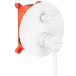 Bateria Wannowa Podtynkowa LUNGO + Box Biały