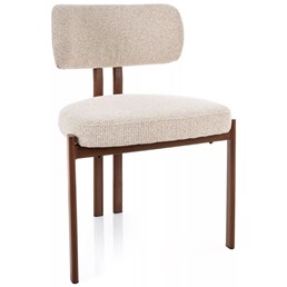 Krzesło MISAKI D Jasny Beż/Orzech