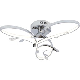 Lampa Sufitowa KATE 3 Chromowany