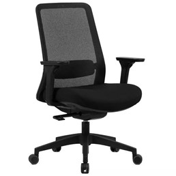 Fotel Obrotowy Q-718 Czarny