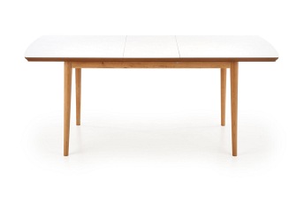 Stół Rozkładany BARRET (190-90)x80 Biały Mat/Dąb Leflaks