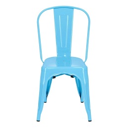 Krzesło PARIS Inspirowany Tolix Niebieski