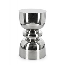 Stolik Kawowy ANIMESH Fi30,5cm Srebrny