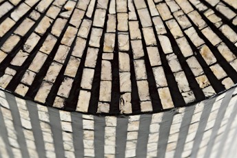 Stolik Okrągły AV1730-28B 41x46 Czarny