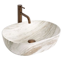 Umywalka Nablatowa AMELIA SATURN 48 Beżowy