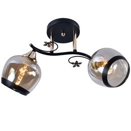 Żyrandol ORANO 2 Czarny/Złoty