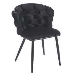 Krzesło Velvet K47-FX (B) Czarny