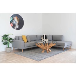 Stolik Kawowy AMAZONAS fi110 Naturalny/Transparentny