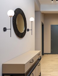 Kinkiet ISLA K-4916 Czarny/Patyna/Biały Matowy