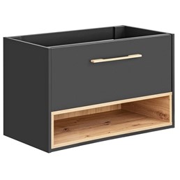 Szafka pod Umywalkę 1S BORNEO COSMOS Czarny
