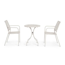 Stolik Ogrodowy LIZETTE fi60 Beżowy