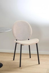 Krzesło CLIFF Beżowy/Czarny
