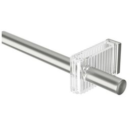 Karnisz FLUTE 107-305cm Nikiel/Stal