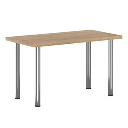 Stół ST(B)-FX 67x128 I Dąb Złoty Craft/Chrom