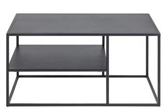 Stolik NEWTON 90x60 z Półką Czarny